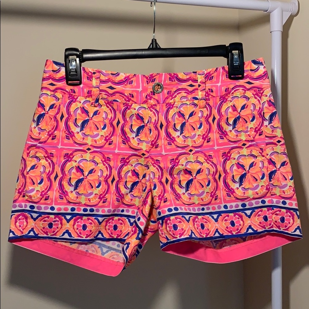 Multi colored Lily Pulitzer shorts.